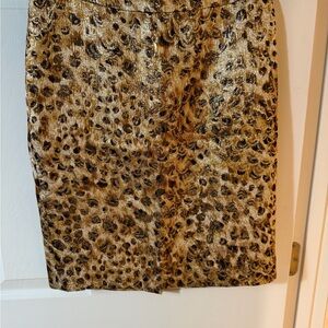 J. Crew Leopard Print Pencil Skirt
